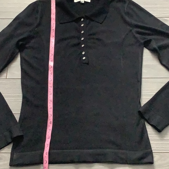 LAURA PETITES~Knit Polo Sweater - Picture 9 of 11